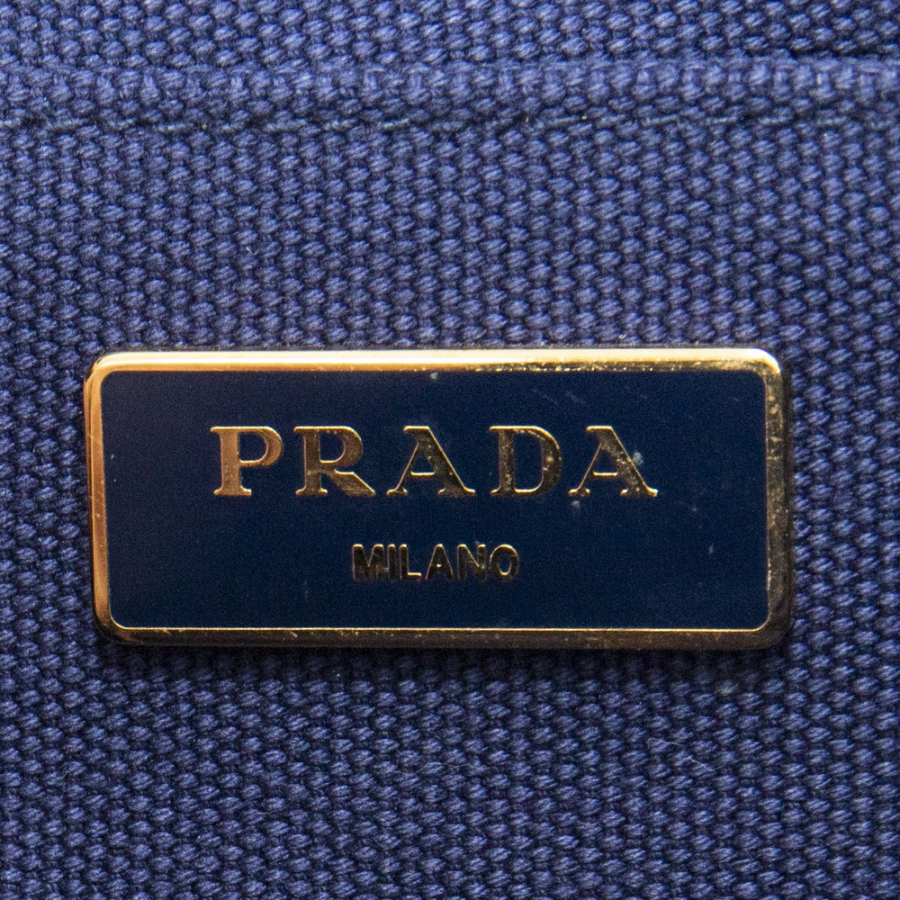 Prada Small Canapa Tote - Picture 8 of 8